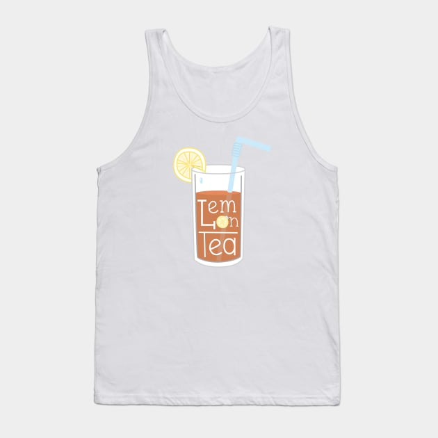 Lemon Tea Tank Top by TheMoodyDecor